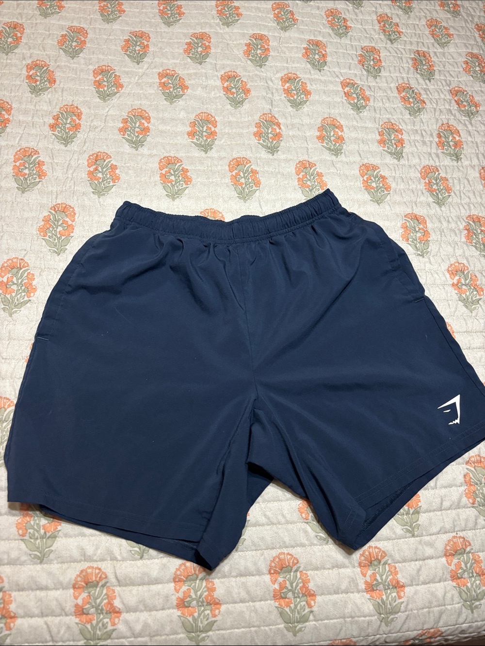 Gymshark Men's Navy Athletic Training Shorts